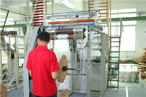 Plastic bag production workshop
